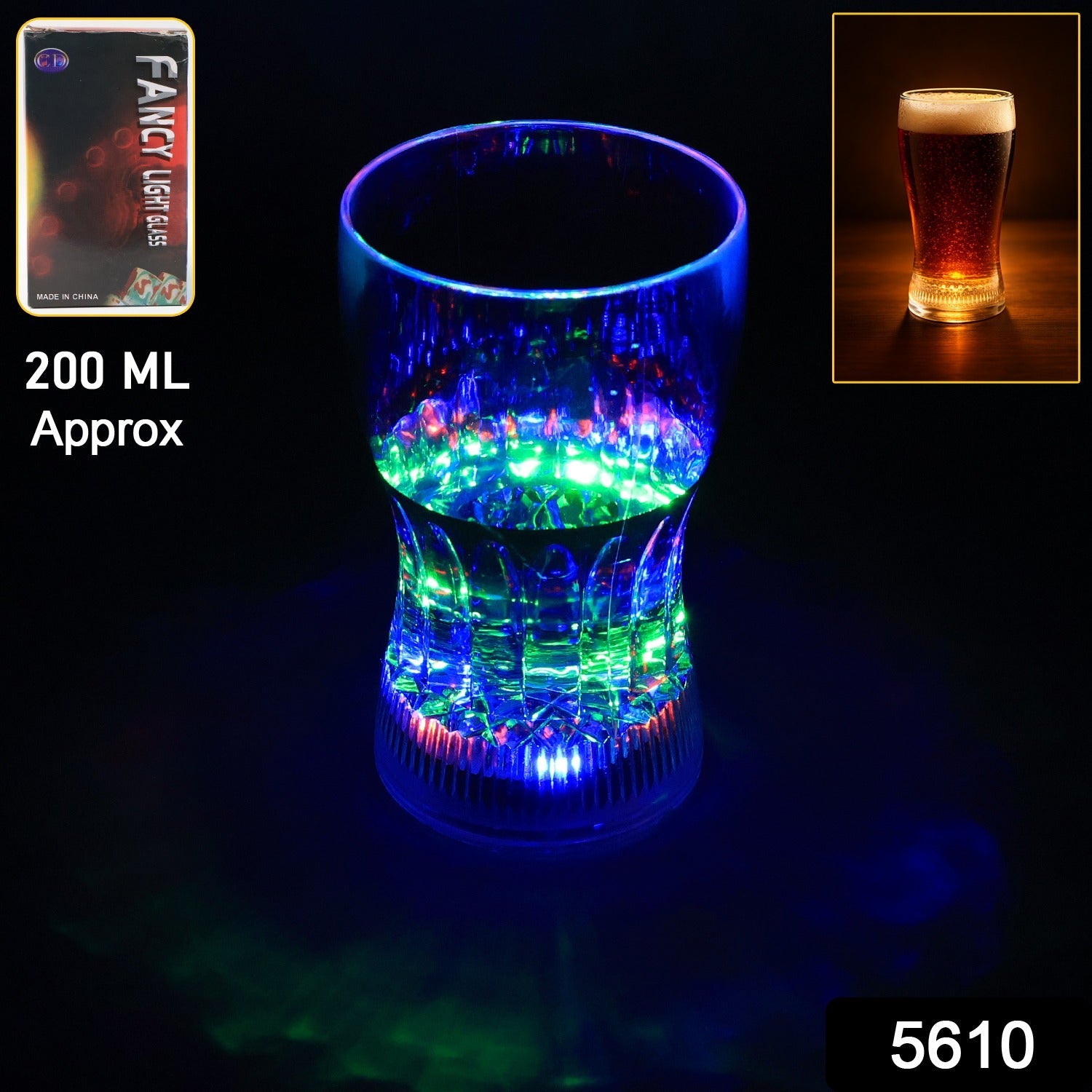 Color Changing LED Plastic Fancy Glass Color Changing LED Plastic Fancy Glass